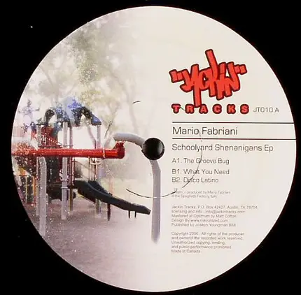 Mario Fabriani - Schoolyard Shenanigans EP