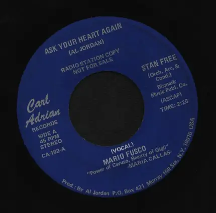 Mario Fusco - Ask Your Heart Again