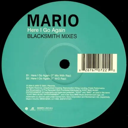Mario - Here I Go Again (Blacksmith Mixes)
