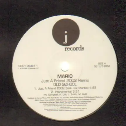 Mario - Just A Friend (2002 Remix)