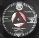 7inch Vinyl Single - Mario Lanza - The Lord's Prayer / I'll Walk With God - 3 Prong Push-Out Centre