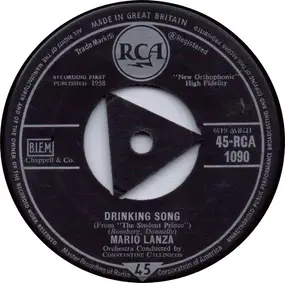 Mario Lanza - Drinking Song