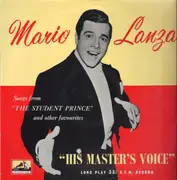 LP - Mario Lanza - Songs From 'The Student Prince' And Other Famous Melodies