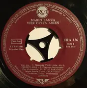 7inch Vinyl Single - Mario Lanza - Vier Opernarien
