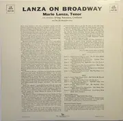 LP - Mario Lanza - Lanza On B'way