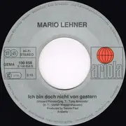 7inch Vinyl Single - Mario Lehner - Bist Du Sauer,...?