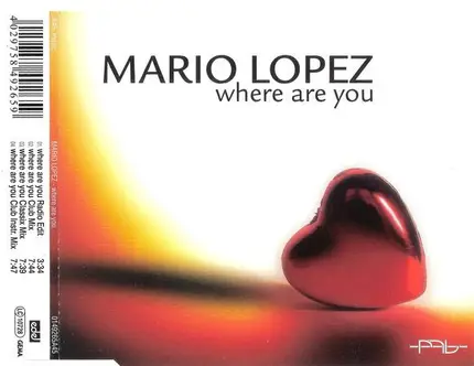 Mario Lopez - Where Are You