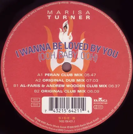 Marisa Turner - I Wanna Be Loved By You (Ooh, Baby, Ooh)