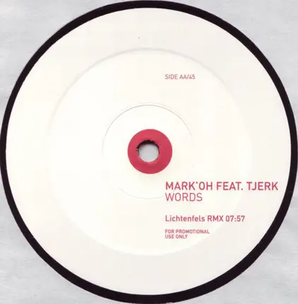 Mark 'Oh Feat. Tjerk - Words