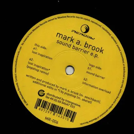 Mark A. Brook - Sound Barrier