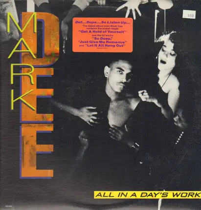 Mark Dee - All In Day's Work