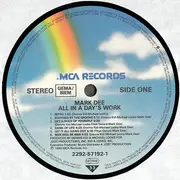 LP - Mark Dee - All In A Day's Work