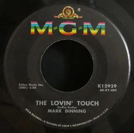 Mark Dinning - The Lovin' Touch / Come Back To Me (My Love)