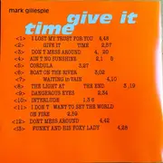 CD - Mark Gillespie - Give It Time