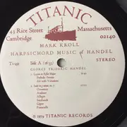 LP - Händel / Scarlatti - Harpsichord Music Of Handel & D. Scarlatti