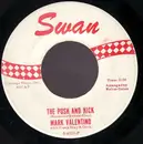 7inch Vinyl Single - Mark Valentino With Frank Slay And His Orchestra - The Push And Kick / Walking Alone