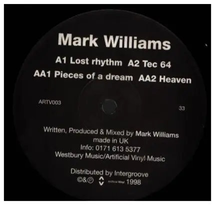 Mark Williams - Lost Rhythm EP