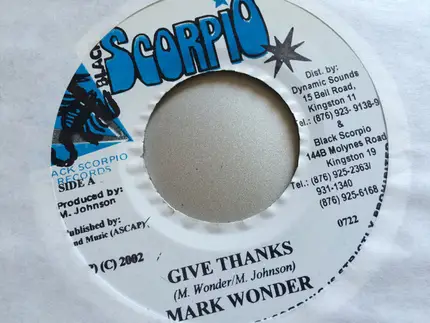 Mark Wonder - Give Thanks
