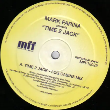 Mark Farina - Time 2 Jack