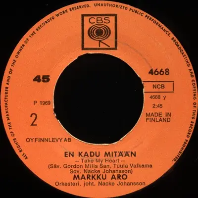 Markku Aro - Talven Yli / En Kadu Mitään