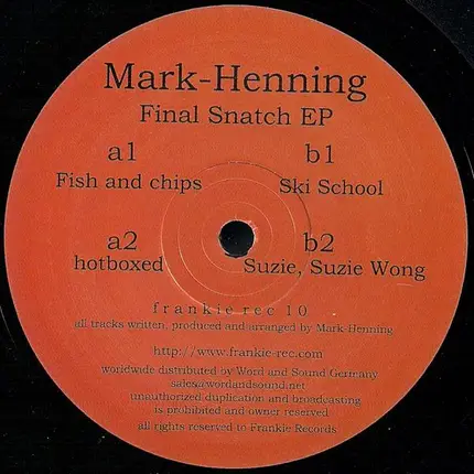 Mark-Henning - Final Snatch EP