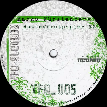 Marko Fürstenberg - Butterbrotpapier EP