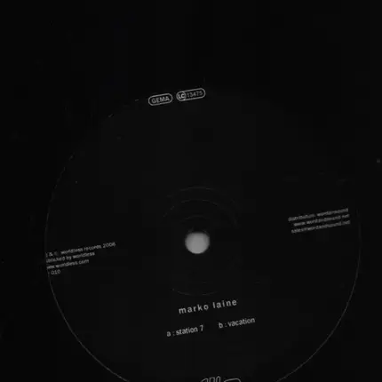 Marko Laine - Station 7 / Vacation