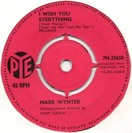 Mark Wynter - Answer Me