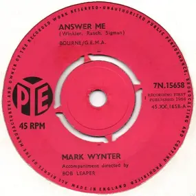 Mark Wynter - Answer Me