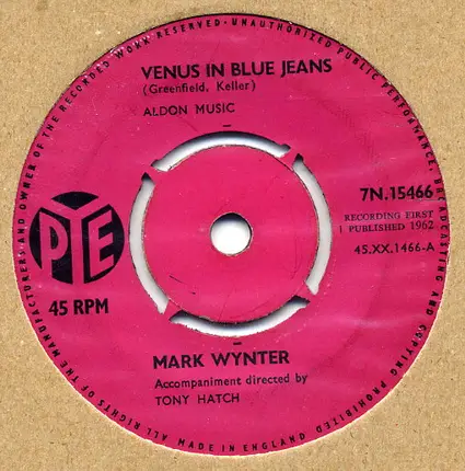 Mark Wynter - Venus In Blue Jeans