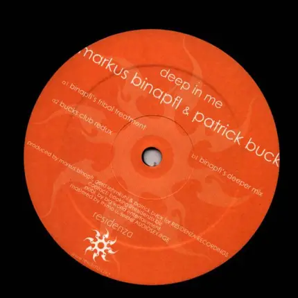 Markus Binapfl & Patrick Buck - Deep In Me