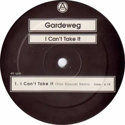 Markus Gardeweg - I Can't Take It