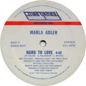 Marla Adler - Hard To Love