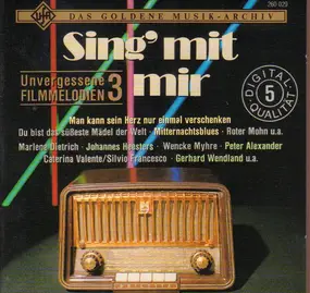 Marlene Dietrich - Sing' mit mir - Unvergessen Filmmelodien 3