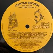 LP - Marlene Dietrich - Marlene