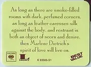 CD - Marlene Dietrich - Love Songs