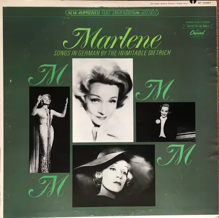 Marlene Dietrich - Songs In German By The Inimitable Dietrich