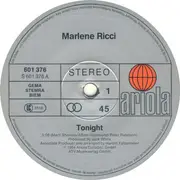 12inch Vinyl Single - Marlene Ricci - Tonight (Extended Version) / Your Love Broke Through