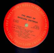 LP - Marlene Dietrich - The Best Of Marlene Dietrich
