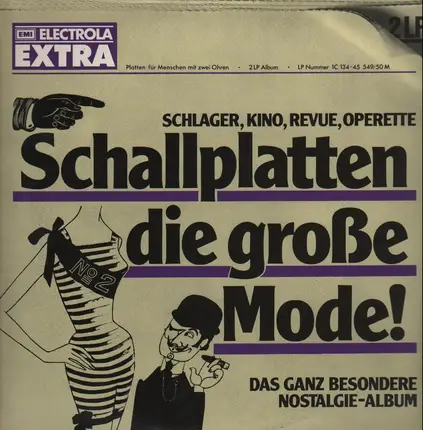 Marlene Dietrich, Zarah Leander u.a. - Schallplatten Die Große Mode