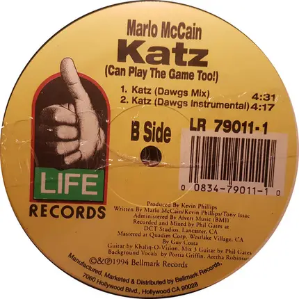 Marlo McCain - Katz (Can Play The Game Too!)