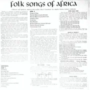 LP - Marni Nixon - Walter Wittel - Folk Songs Of Africa