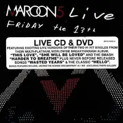 Double CD - Maroon 5 - Live - Friday The 13th