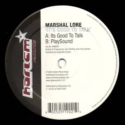 Marshal Lore - It's Good To Talk