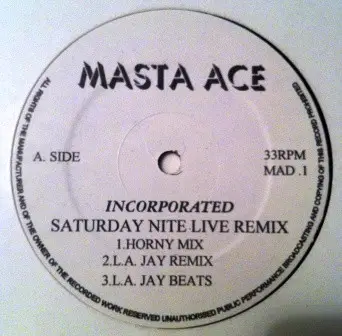 Masta Ace Incorporated / Dr. Dre - Saturday Nite Live Remix / Deep Cover