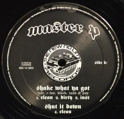 Master P - Thug Chick / Shake What Ya Got