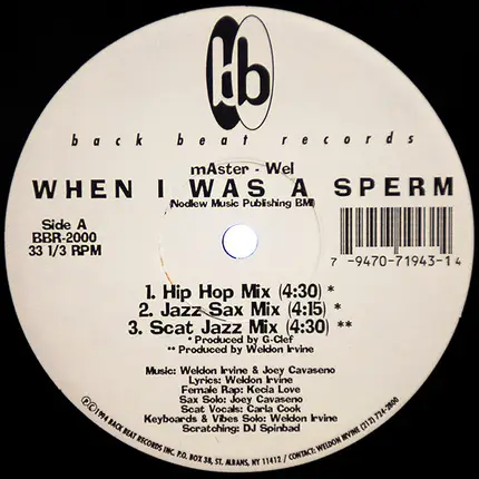 Master Wel - When I Was a Sperm
