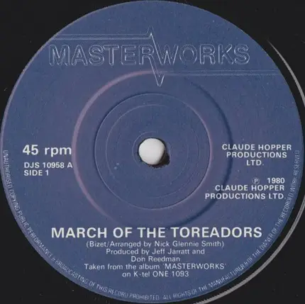 Masterworks - March Of The Toreadors