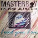 7inch Vinyl Single - Masterboy Feat. Mendy Lee & MC A.T.B. - I Need Your Love