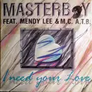 7inch Vinyl Single - Masterboy Feat. Mendy Lee & MC A.T.B. - I Need Your Love